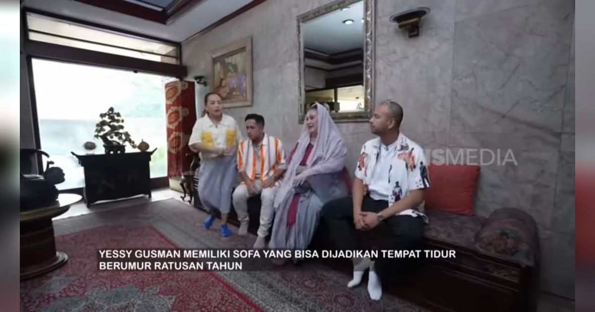 Raffi Ahmad & Irfan Hakim Melongo Melihat Rumah Tempo Dulu Miliki Artis Senior Yessy Gusman Seluas 2.000 Meter