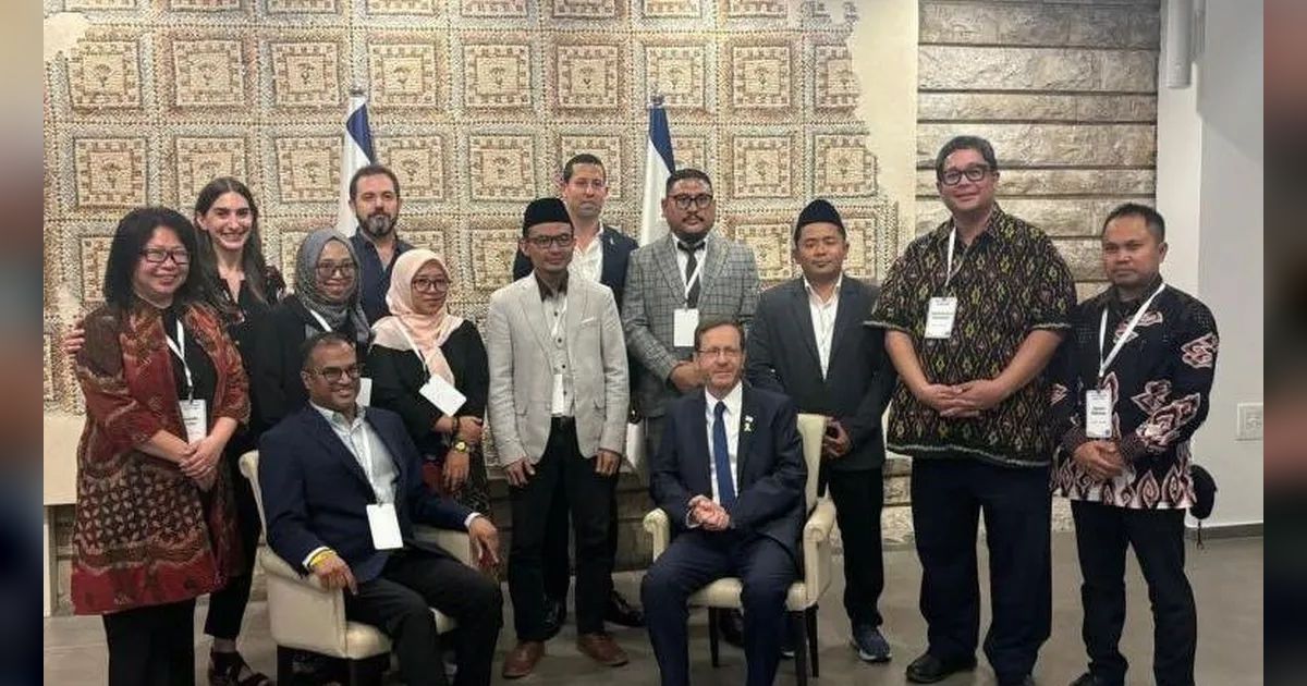 Akhirnya Terbongkar, Ini Pihak yang Mendanai 5 Kader NU ke Israel Bertemu Presiden Isaac Herzog