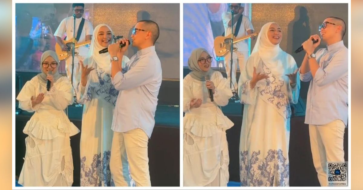 Potret Rezky Aditya Debut Jadi Penyanyi Langsung Duet Bareng Nissa Sabyan, Citra Kirana 'Kok Bisa Pede Banget'