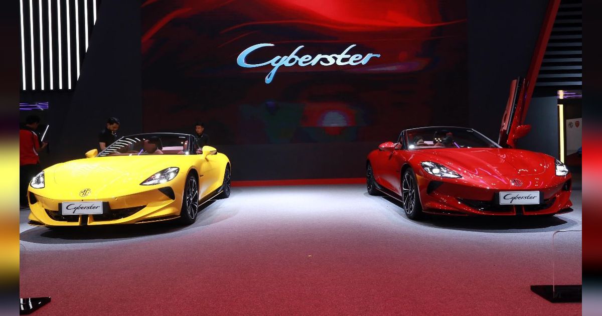 Potret Mobil Sport Listrik MG Cyberster di GIIAS 2024, Tarikannya Bisa 100 KM/Jam dalam 3,2 Detik
