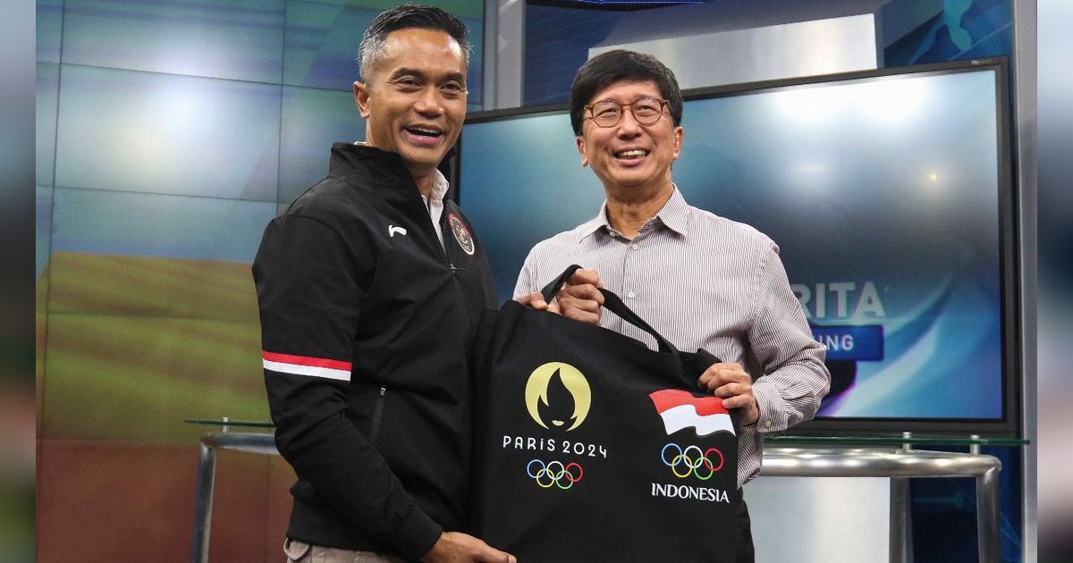 FOTO: CdM Kontingen Indonesia untuk Olimpiade Paris 2024 Kunjungi SCTV Tower