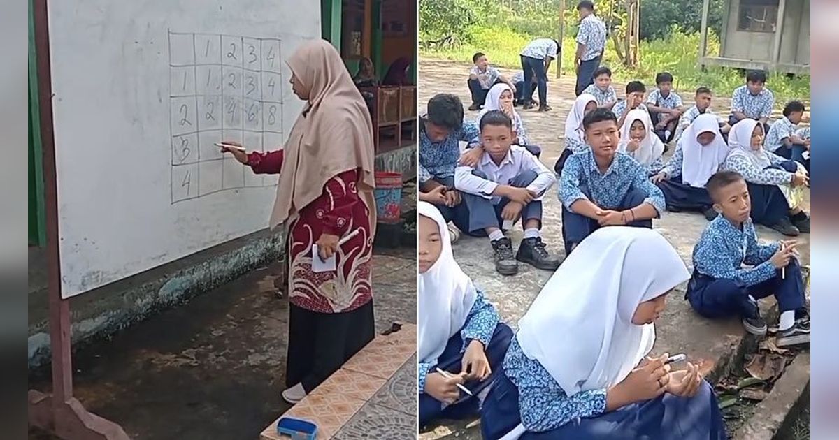 Murid Tampak Antusias, Guru Ini Bikin Game Matematika ala 'Clash of Champions'