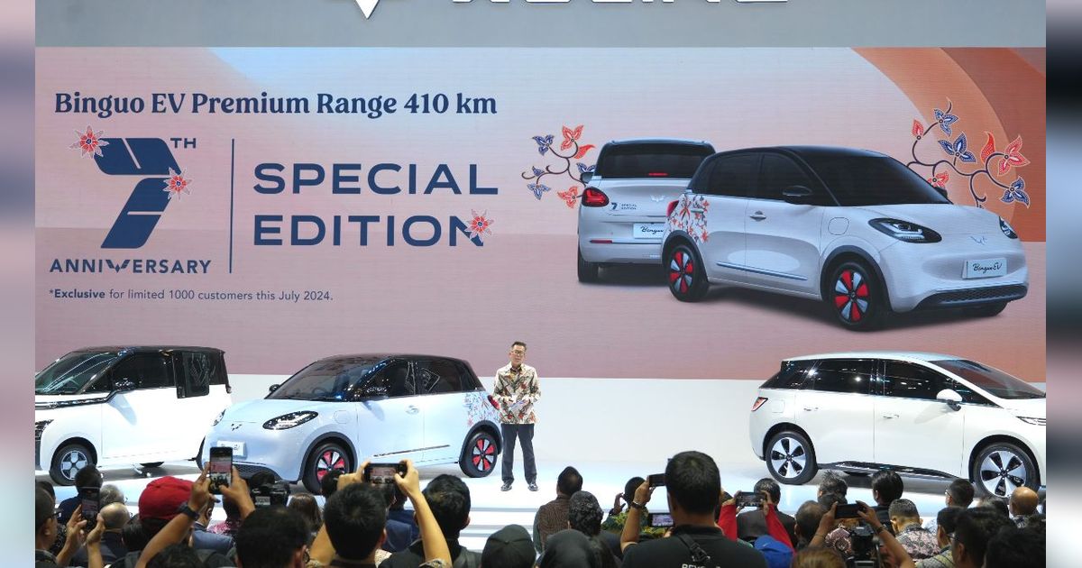 Rayakan Ulang Tahun ke-7, Wuling Tawarkan Promo Spesial di GIIAS 2024