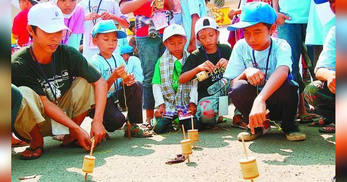 Intip Serunya Gasiang, Permainan Tradisional Khas Minangkabau yang Kini Hampir Punah