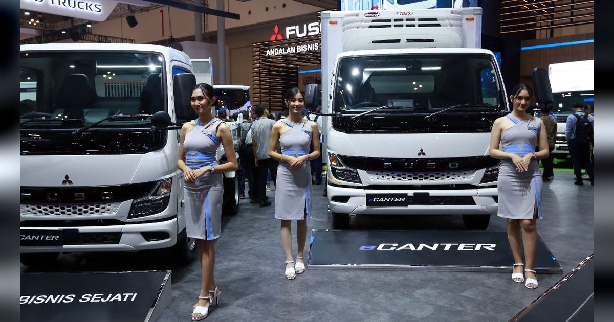 Penampakan Truk Listrik Mitsubishi Fuso eCanter yang Resmi Dipasarkan di Indonesia