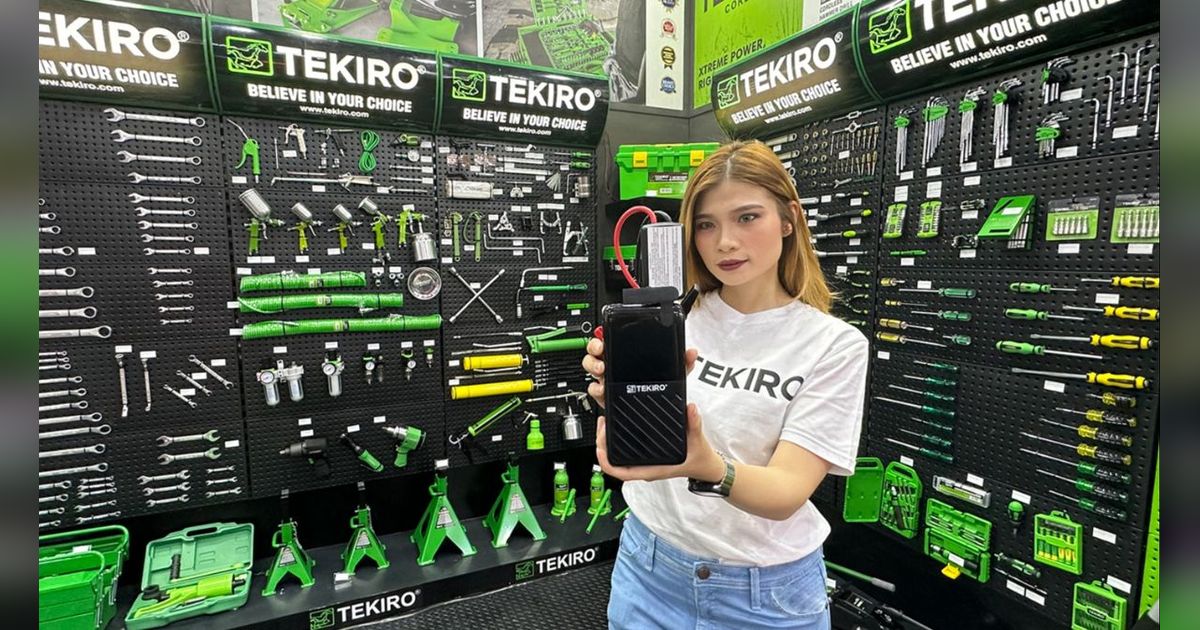 Tekiro Hadir di GIIAS 2024 dengan Produk Terbaru Portable Jump Starter 8000 mAh