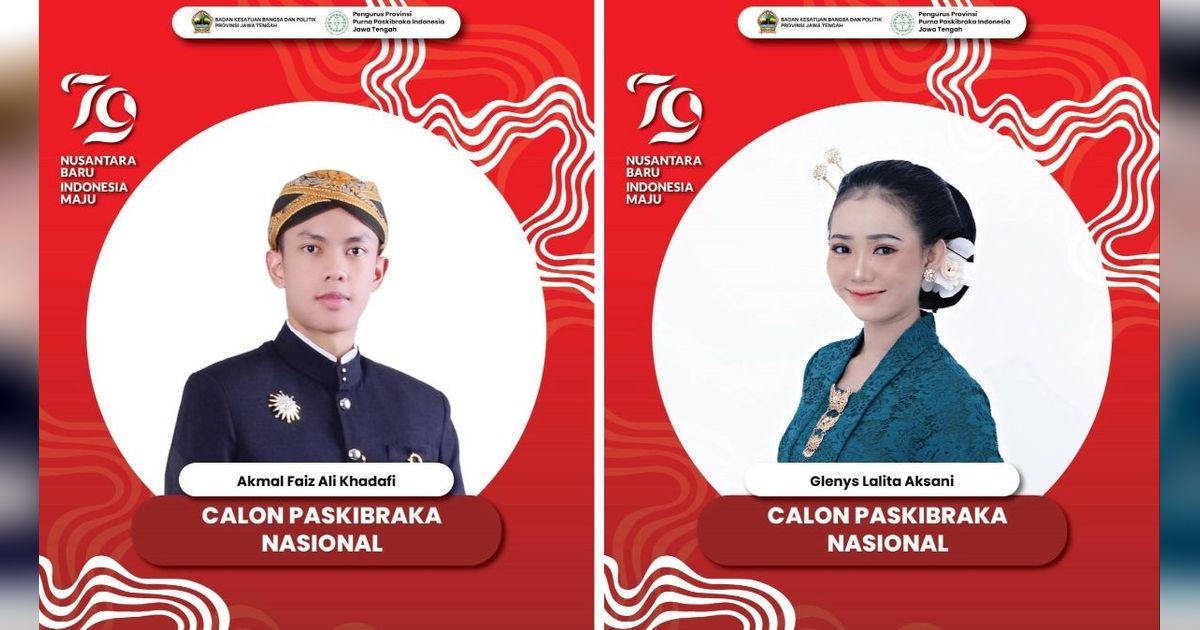 Dua Putra Putri Terbaik Jateng Jadi Calon Paskibraka Nasional 2024, Ini Sosoknya