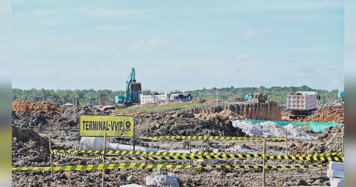 Progres Pembangunan Bandara VVIP IKN Sudah Mencapai 50 Persen