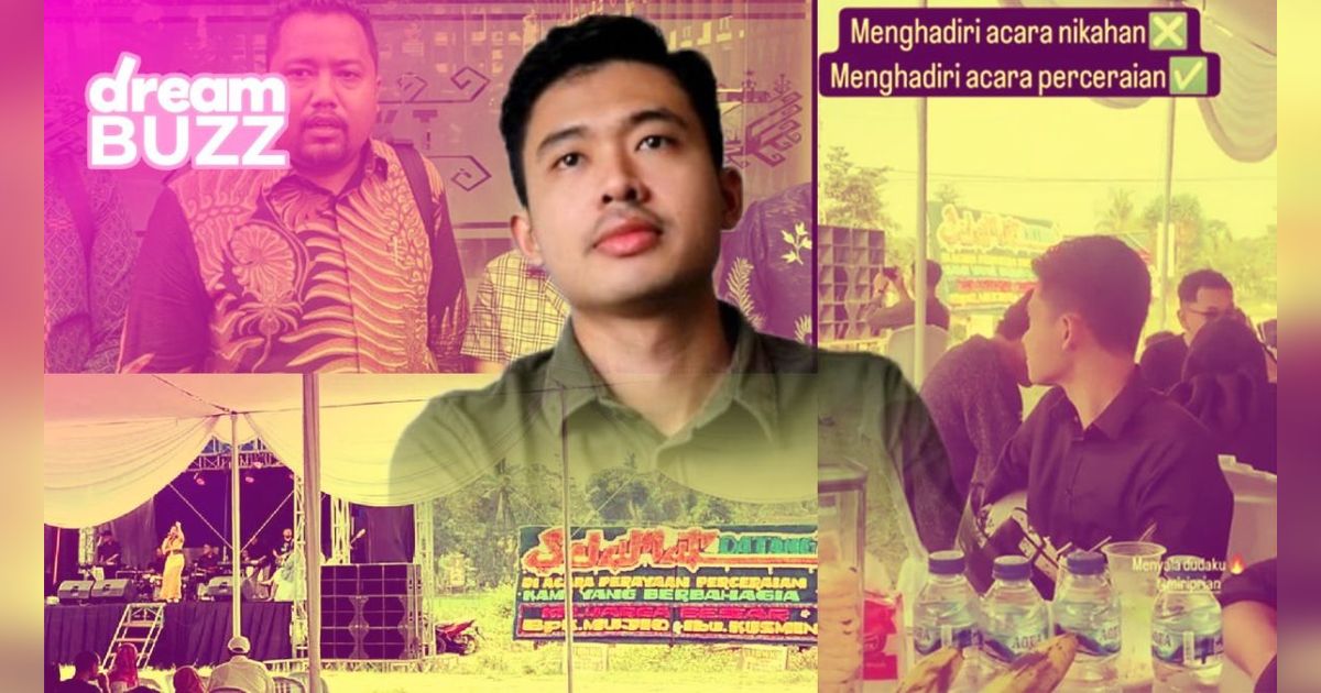 Pria di Lampung Buka-bukaan Soal Alasan Gelar Pesta Perceraian Bak Resepsi Nikah