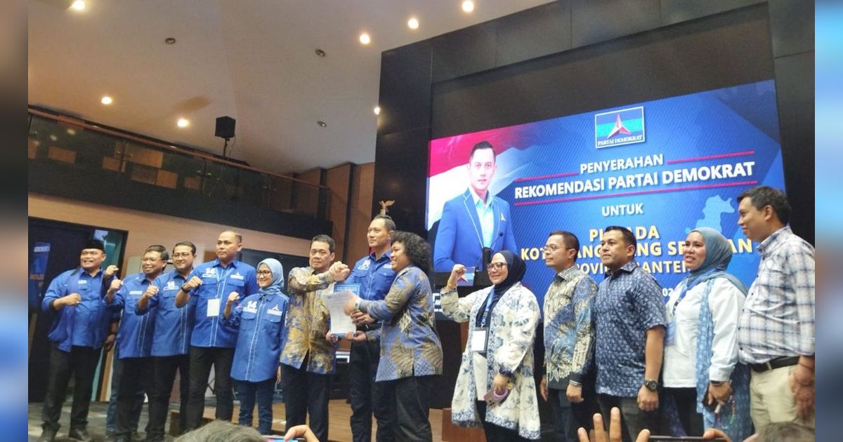 Demokrat Resmi Usung Ahmad Riza Patria-Marshel Widianto di Pilkada Tangsel