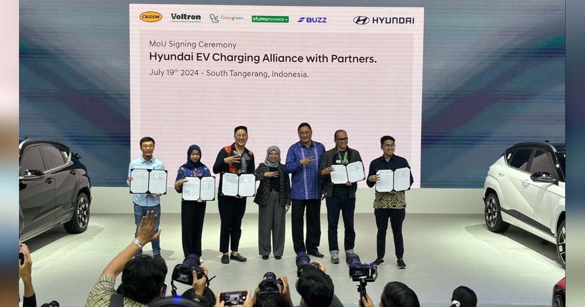 Tambah Produk Mobil Listrik, Hyundai Perbanyak Fasilitas Charging Station