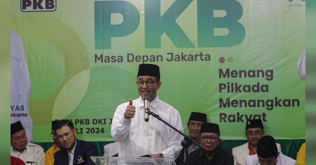 Anies Santai Meski Belum Dapat Rekomendasi PKB dan NasDem Maju Pilkada Jakarta