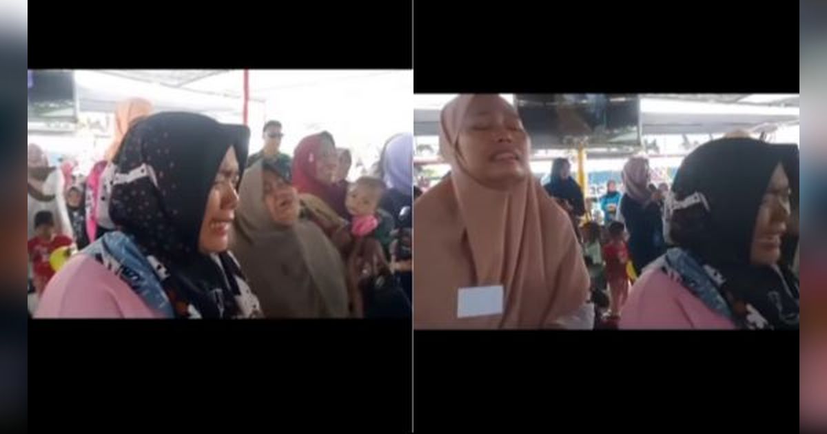 Viral Momen Emak-Emak Ikut Lomba Nangis di Tegal, Peserta hingga Ratusan