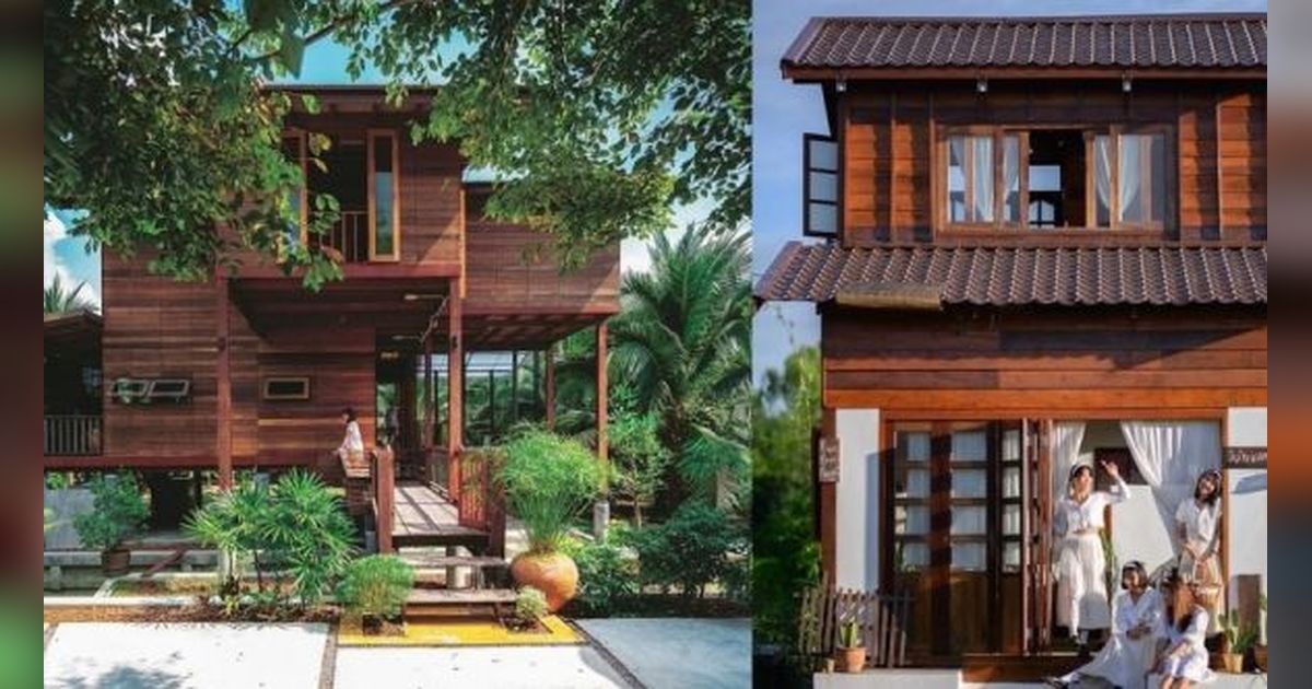 8 Ide Desain Rumah Kayu 2 Lantai yang Lagi Hits Tahun 2024, Mana Favoritmu?