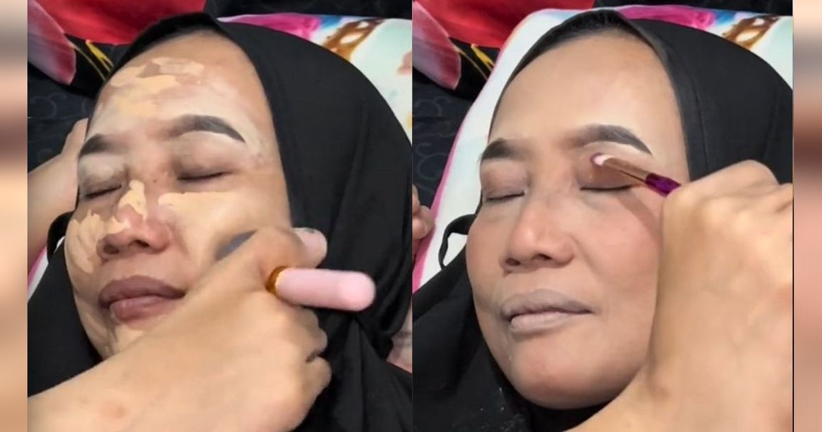 Beauty TikToker dengan Celebral Palsy Rias Ibu dengan Kaki, Warganet: Cuma Kamu yang Berani