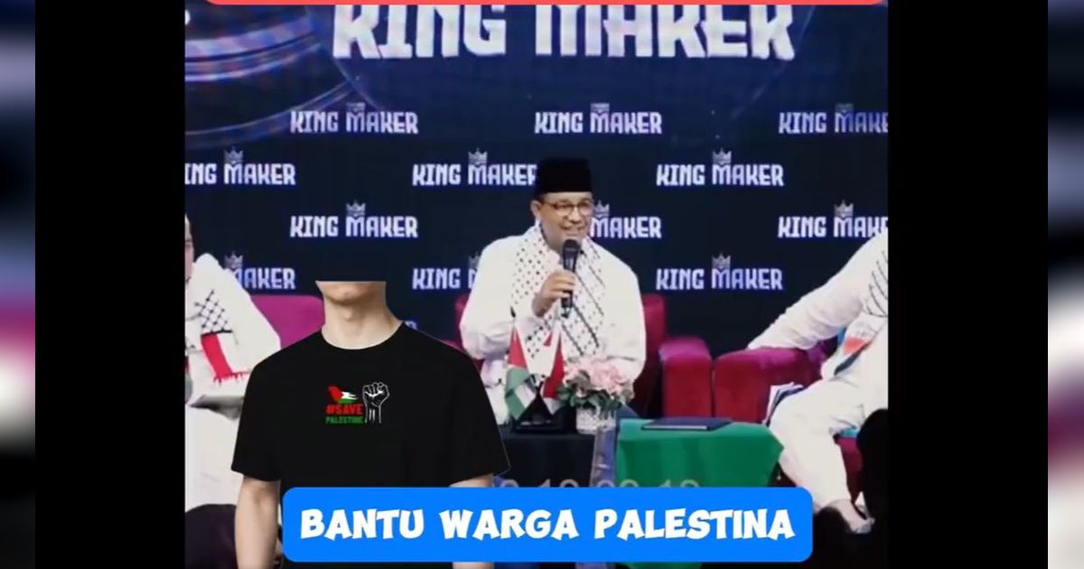 Video Anies dan UAS Jualan Kaos untuk Donasi ke Palestina Beredar di Medsos, Cek Faktanya