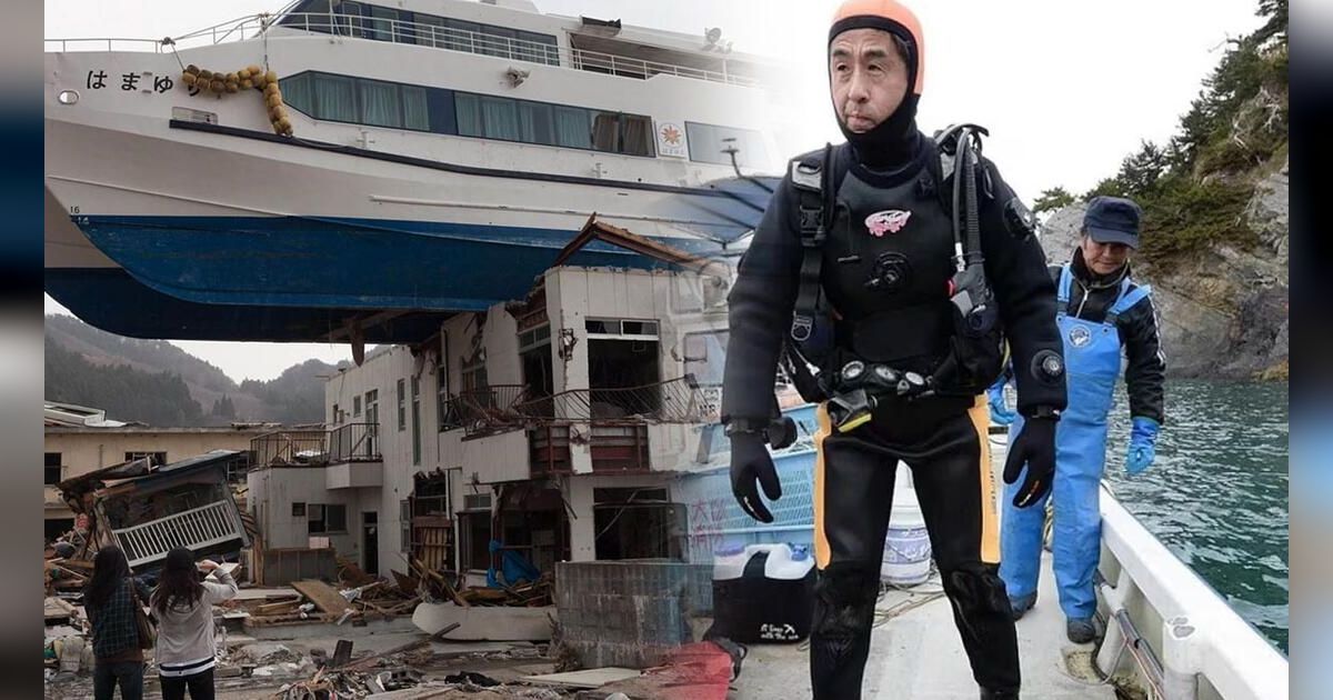 Kisah Pria Jepang 600 Kali Menyelam Cari Istri yang Hilang Saat Tsunami 2011