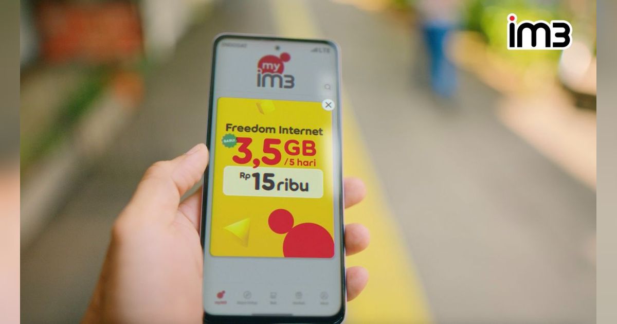 Ada Paket Kuota Internet Terbaru dari IM3, Beli Rp 15 Ribu Dapat 3,5 GB