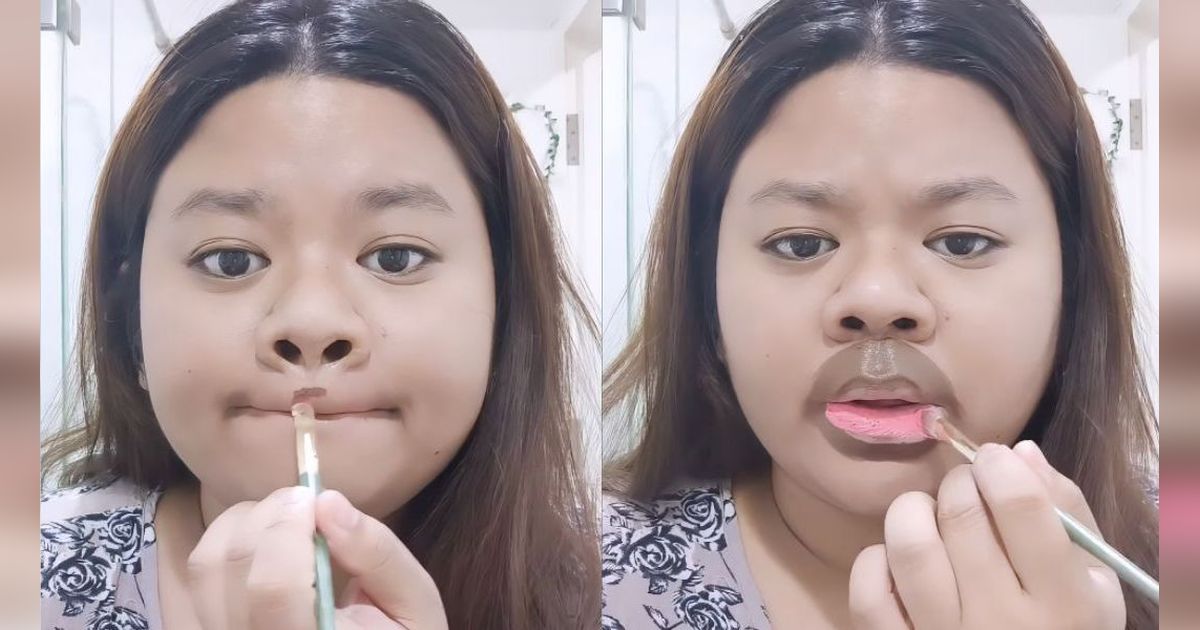 Influencer Tiru Trik Pertebal Bibir dengan Lipstik, Hasilnya Bikin Ngakak