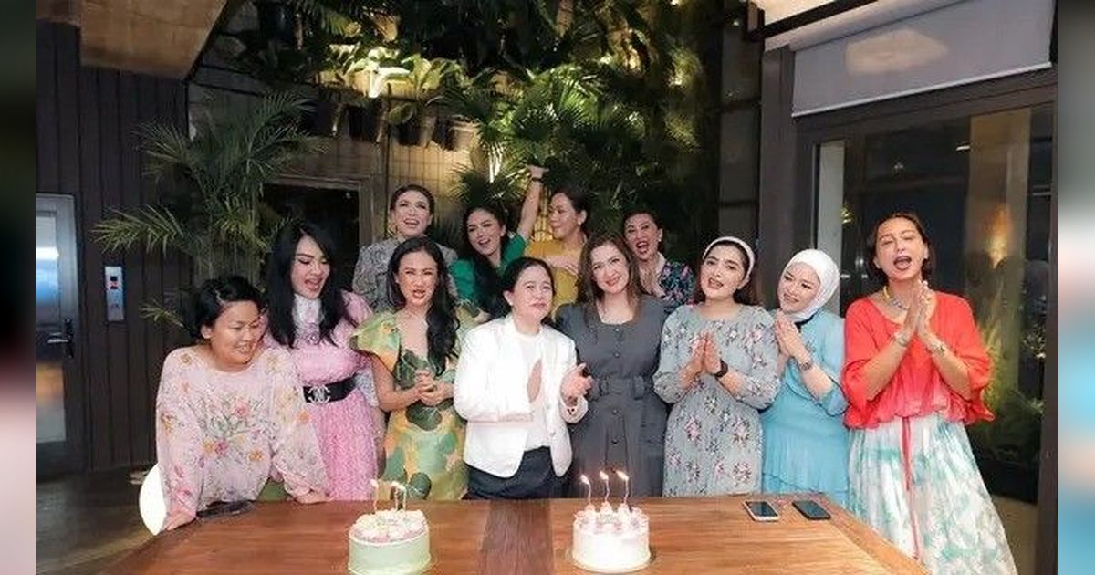 Potret Nafa Urbach Rayakan Ulang Tahun ke-44 Bareng Selebriti dan Puan Maharani!