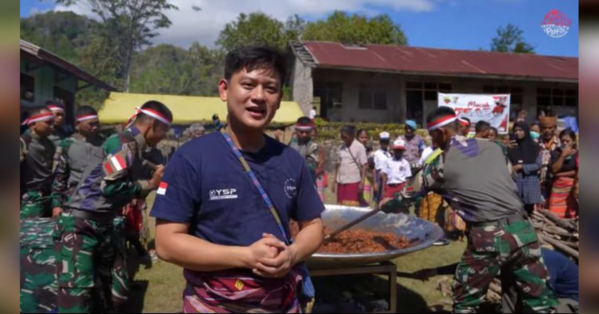 Disambut Meriah Oleh Warga Kupang, Bobon Masak 4 Ekor Sapi & 100 Ekor Ayam Bersama Prajurit TNI