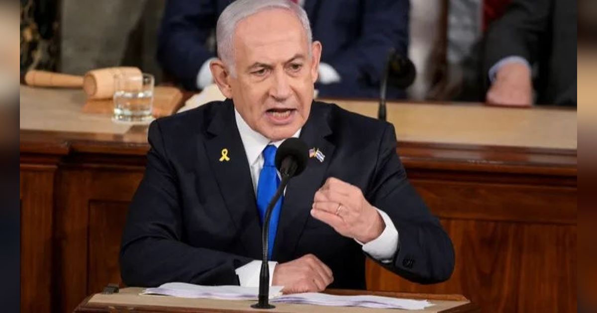 Penuh Klaim dan Kebohongan, Pidato Netanyahu di Depan Kongres AS Disambut Tepuk Tangan Riuh Hadirin