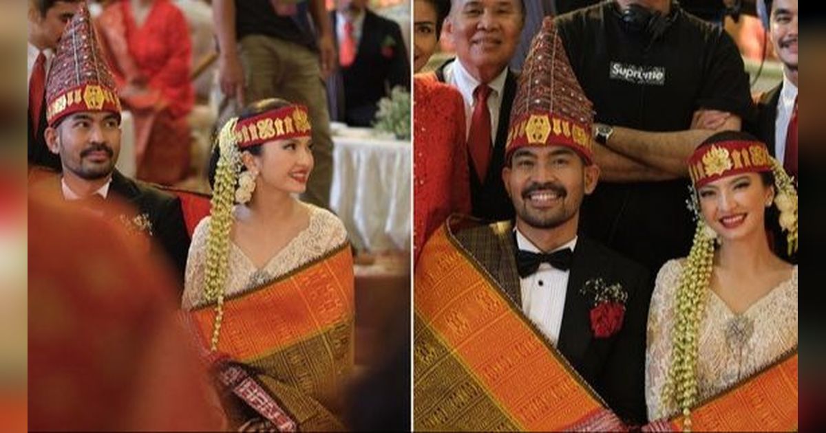 Serasi Banget, 8 Potret 'Pernikahan' Robby Purba dan Raline Shah Gunakan Adat Batak