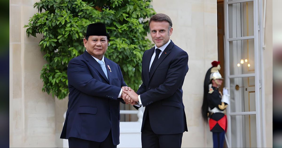 Prabowo Temui Presiden Macron di Istana Elysee Prancis, Ini Isu Penting yang Dibahas