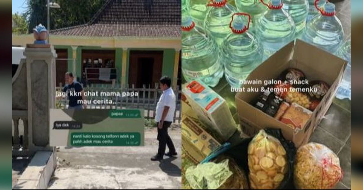 Istimewanya Anak Cewe Bontot, Sekali WA, Ortu Langsung Meluncur ke Lokasi KKN Bawa Logistik dan Diajak ke Mal