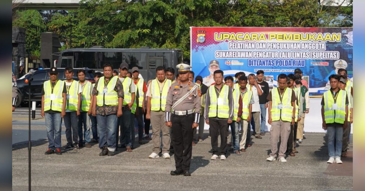 Polisi Kumpulkan Puluhan Pak Ogah di Pekanbaru, Ini Tujuannya