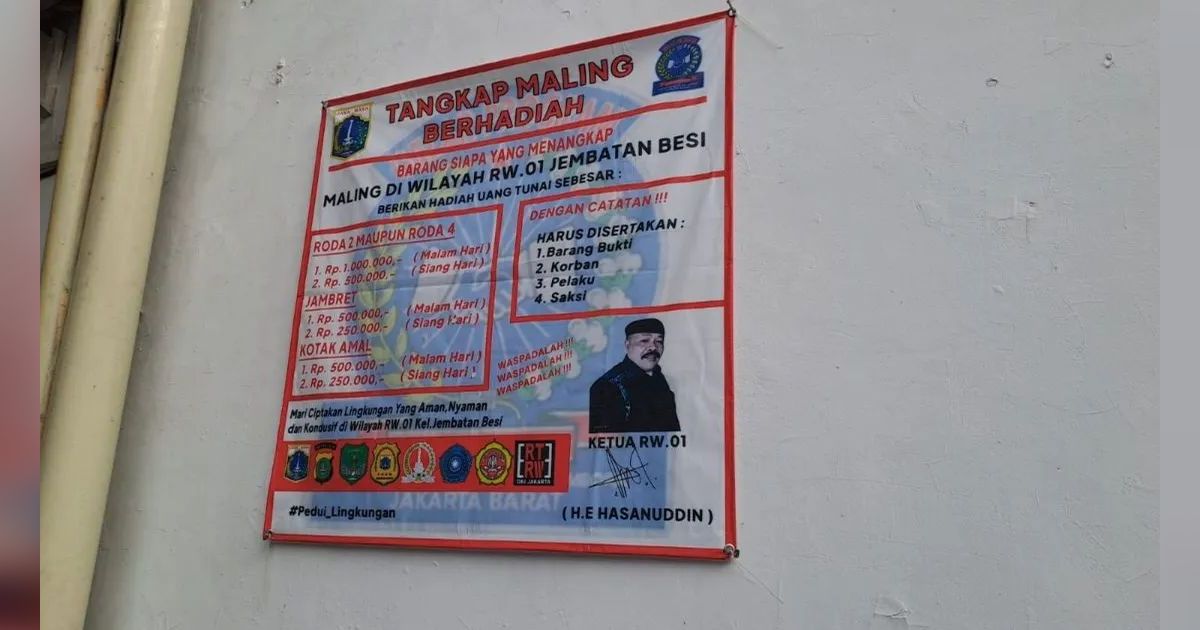 Viral Sayembara Berburu Maling di Tambora, Hadiah Lebih Besar jika Menangkap di Malam Hari