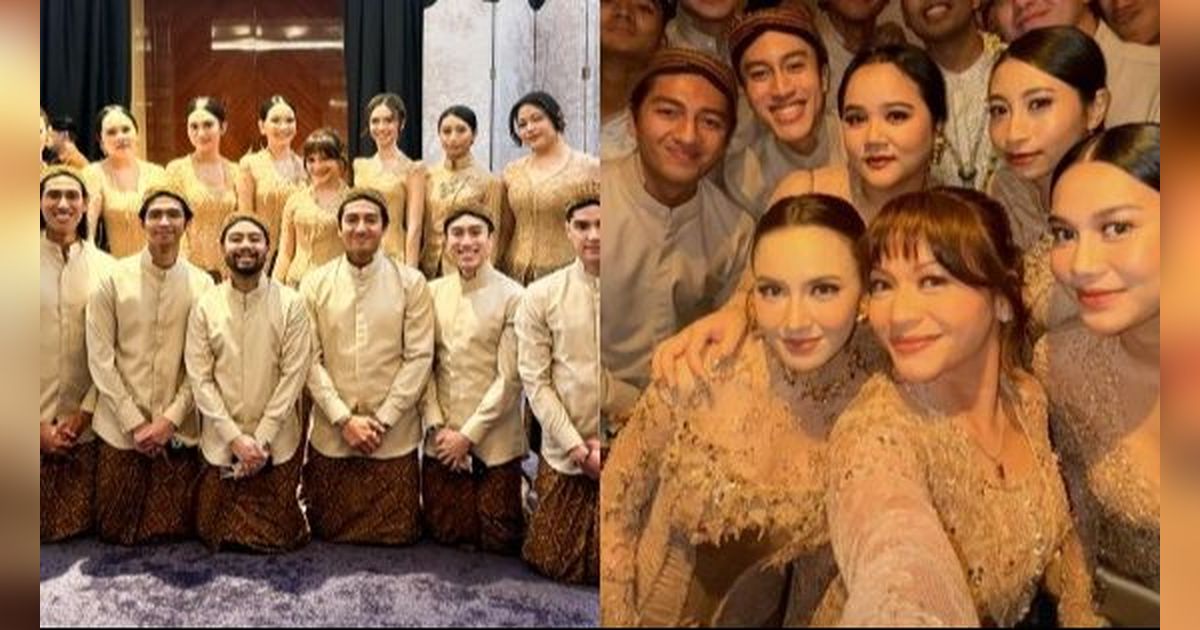 Ada El Rumi hingga Alyssa Daguise, Intip Gaya Groomsmen dan Bridesmaid Pernikahan Thariq Halilintar dan Aaliyah Massaid