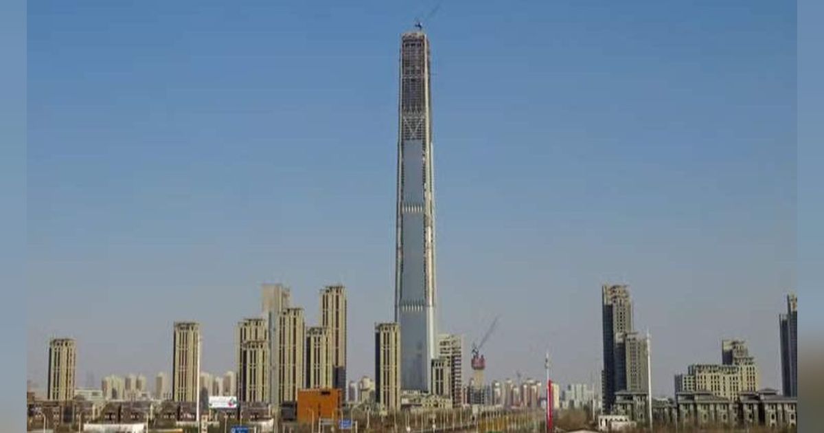 Hampir Setara Burj Khalifa, Ini Potret Gedung Terbengkalai Tertinggi di Dunia