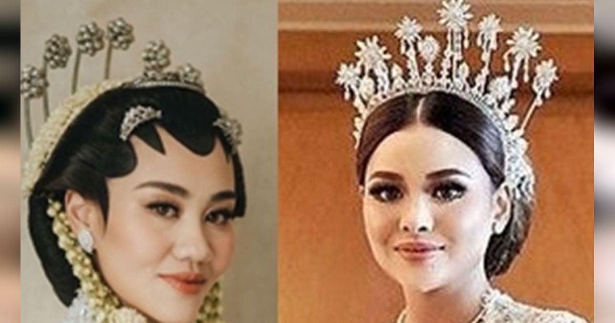 10 Adu Gaya Aaliyah Vs Aurel Saat Menikah, Istri Atta Disebut Pemegang Rekor Pengantin Tercantik