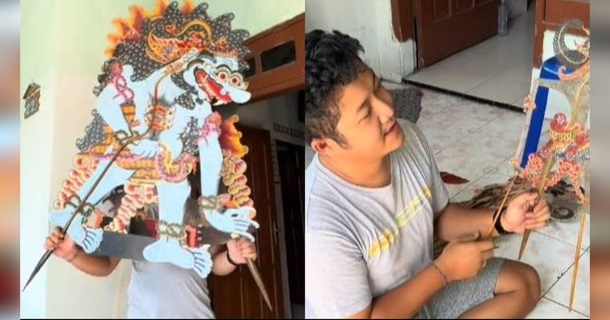 Pria Ini Belanja Wayang Seharga Rp135 Juta, Begini Penampakannya