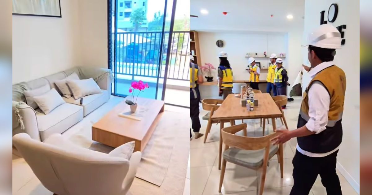 Potret Interior Apartemen ASN di IKN, Luas dengan 3 Kamar Tidur dan Balkon