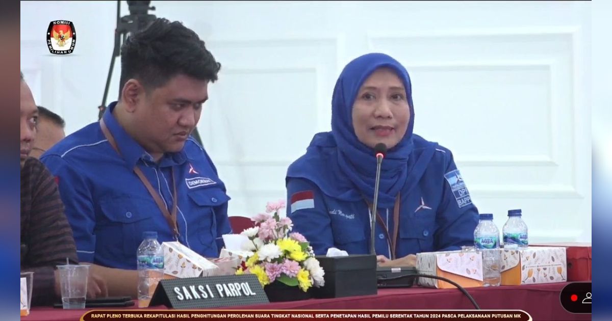 Rapat Pleno Rekap Suara Pemilu Usai Putusan MK, Demokrat Beri Catatan Khusus