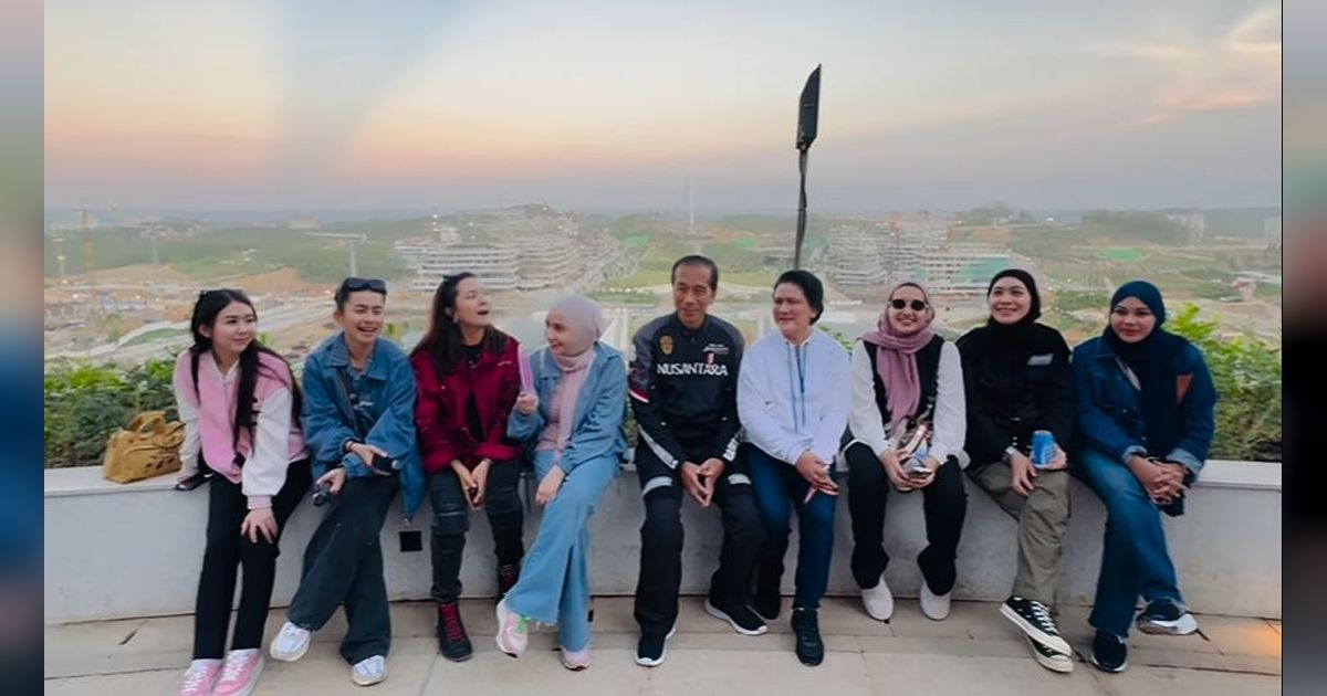 Besok Bekerja dari Istana Kepresiden Baru, Kunjungan Kerja Jokowi ke IKN `Dikawal` Rombongan Selebriti