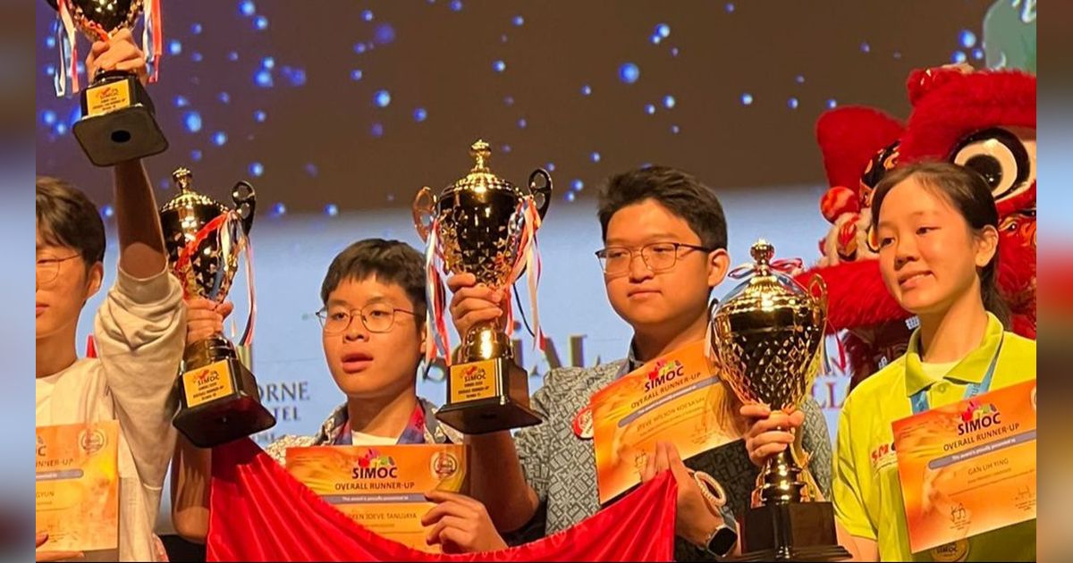 Pelajar SD-SMA Indonesia Berjaya pada Olimpiade Matematika di Singapura, Sabet 115 Emas