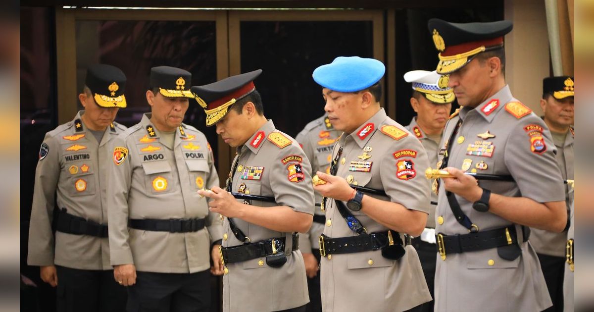 Kapolri Pimpin Sertijab Jenderal Polri, Ahmad Luthfi Naik Pangkat Jadi Komjen