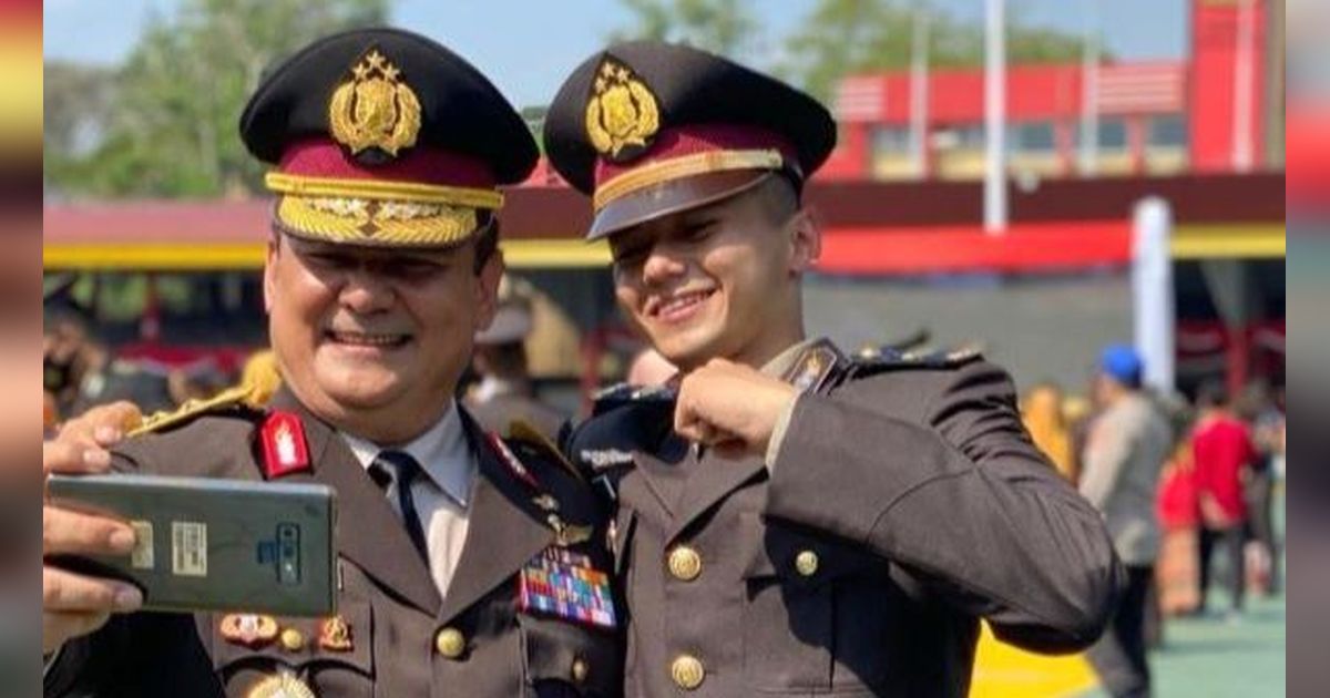 Potret Jevo Batara, Polisi Tampan Anak Jenderal Polri yang Baru Naik Pangkat Jadi Iptu