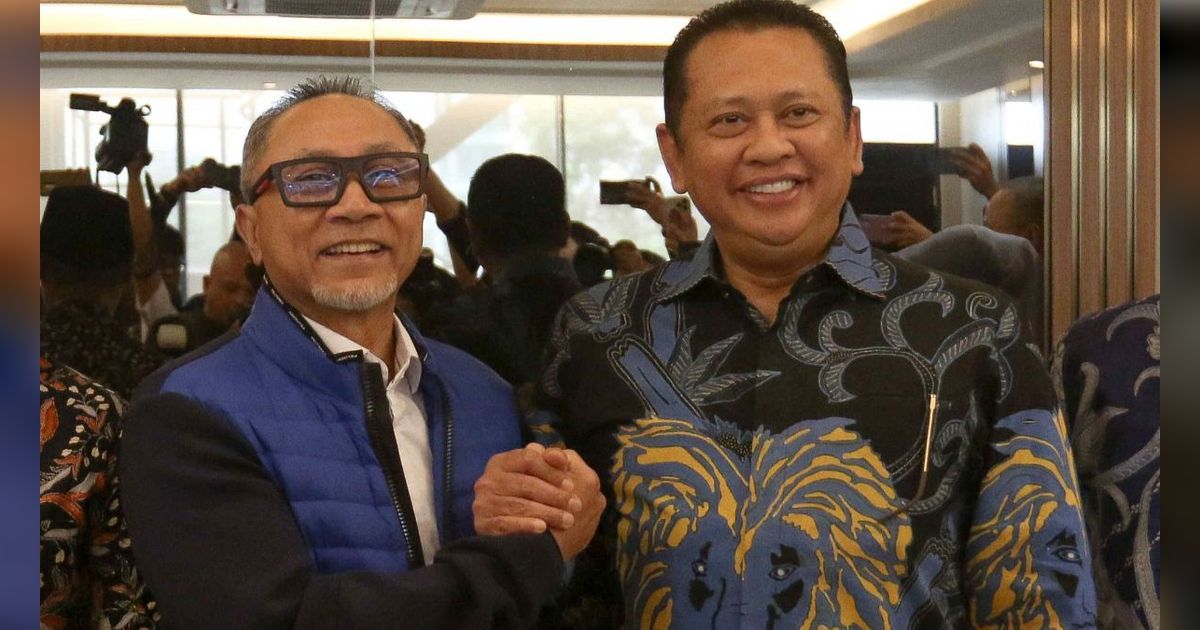 FOTO: Silaturahmi Kebangsaan Ketua MPR RI Bambang Soesatyo dengan Ketua Umum PAN Zulkifli Hasan di Markas PAN