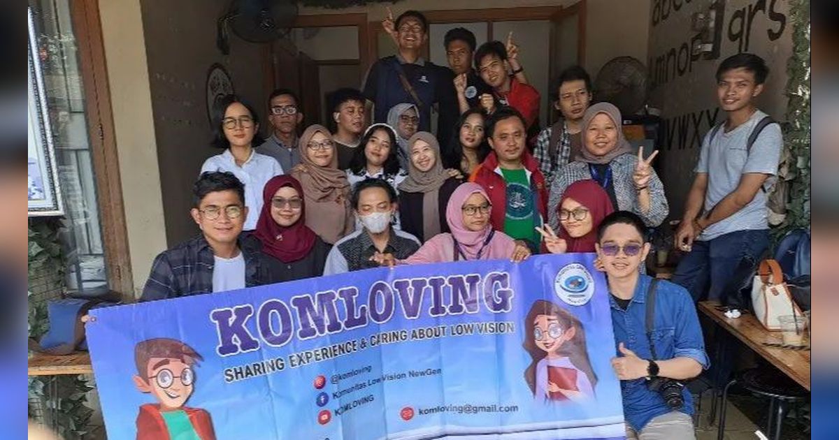 Mengenal Komunitas Low Vision NewGen, Saling Mendukung Teman Netra
