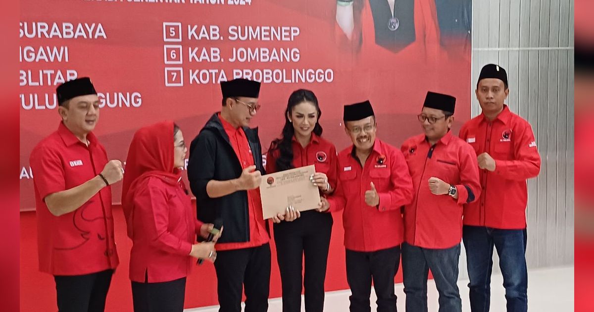 PDIP Serahkan 7 Rekomendasi Bakal Calon Kepala Daerah, Krisdayanti Dijagokan di Pilkada Batu