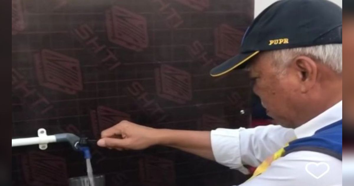 Menteri PUPR Basuki Uji Coba Minum Air dari Keran IKN, Ini Hasilnya