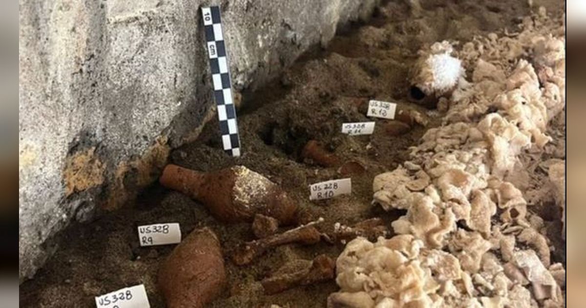 Arkeolog Temukan Kerangka Aneh di Makam Mewah Berusia 2.000 Tahun, Berbalut Kain Kafan dan Ada Gambar Anjing Neraka Kepala Tiga