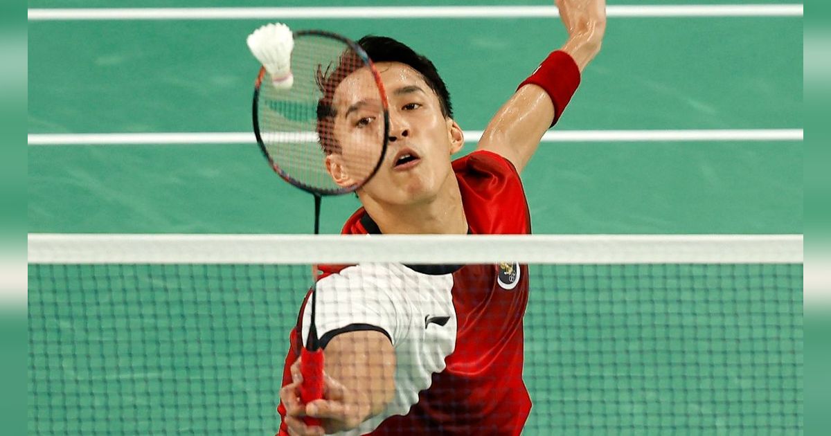 FOTO: Penyesalan Jonatan Christie Usai Tersingkir dari Olimpiade Paris 2024: Saya Mohon Maaf