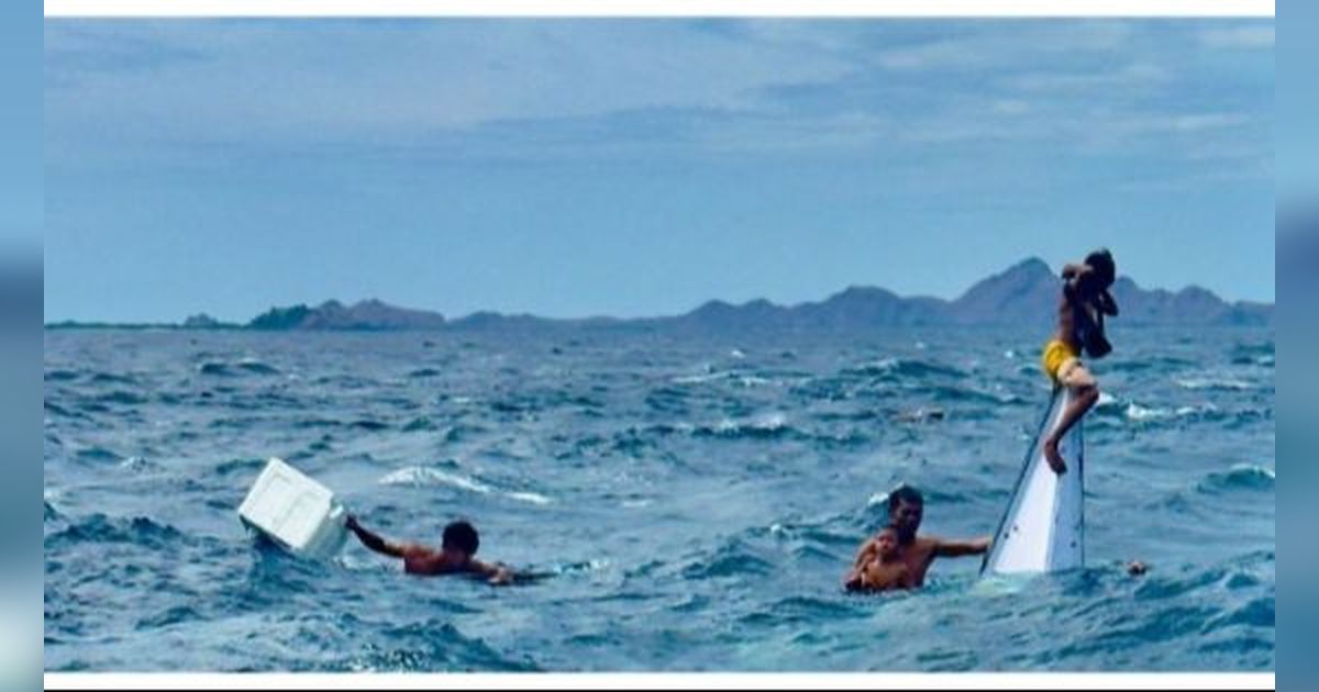 Tak Ada yang Mau Menolong, Aksi Heroik Ayah Lindungi 3 Anaknya Terombang-ambing di Laut Selama 2 Jam Ini Viral