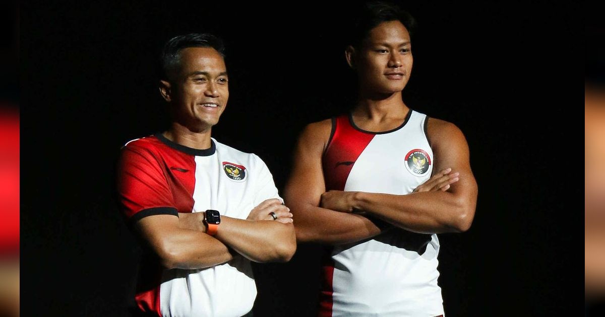 FOTO: Simpel dan Elegan! Ini Penampakan Jersey Tim Indonesia untuk Olimpiade 2024 yang Dirancang Anak Prabowo