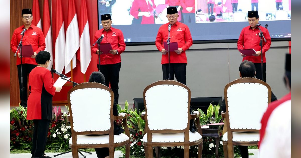 Megawati Lantik Jenderal Mantan Kepala BNPB dan Eks Gubernur Lemhannas jadi Pengurus PDIP